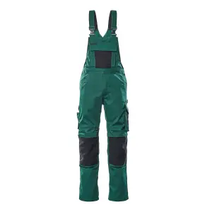 Mascot Unique Augsburg Bib & Brace - Green/Black   (32.5) (Leg Length - Long)