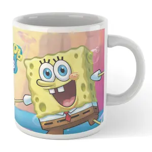 Official Nickelodeon Spongebob Mug 100% Ceramic, Dishwasher Safe