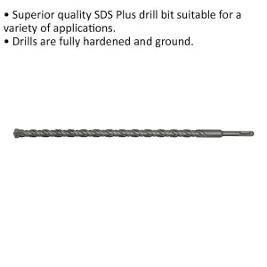 High-Performance 19mm x 450mm SDS Plus Drill Bit for Smooth Precision Drilling