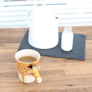 Giraffe Mugs Set Coffee & Tea Cup Pack of 4 by Laeto House & Home - INCLUDING FREE DELIVERY