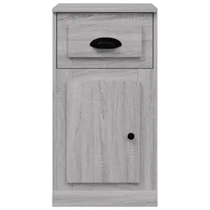 Berkfield Side Cabinet with Drawer Grey Sonoma 40x50x75 cm Engineered Wood