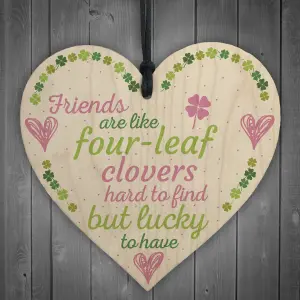 Red Ocean 'Friends Are Like' Friendship Sign Best Friend Plaque Shabby Chic Wooden Hanging Heart Thank You Birthday Gifts