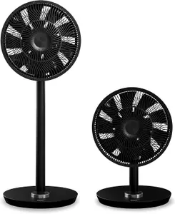 Duux Whisper Flex Smart Standing Fan, Black DXCF10UK