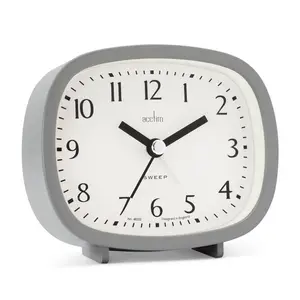 Analogue Quartz Movement / Crystal Alarm Tabletop Clock Black