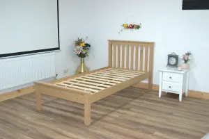 Wiltshire Pine Wooden Bed Frame 4ft - UV Waxed