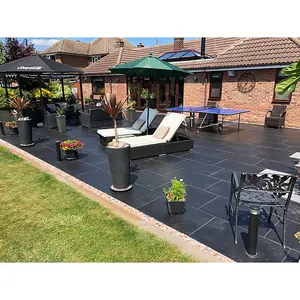 Limestone Sealer Black, Slate Sealer, (Smartseal), Protect, Enhance and Restore Natural Stone Patio, Ultra-Durable Solvent, 3 x 5L