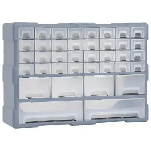 Berkfield Multi-drawer Organiser with 40 Drawers 52x16x37.5 cm