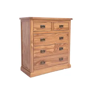 Tirolo 5 Drawer Chest of Drawers Bras Drop Handle