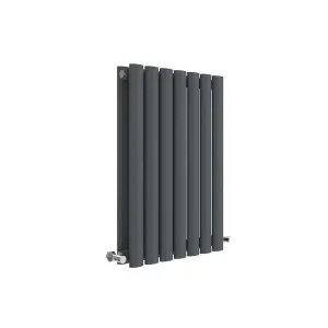 Horizontal Double Panel Radiator - 600mm x 412mm - 1546 BTU - Anthracite- Balterley