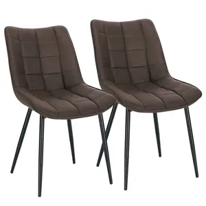 Vassar Upholstered chair (Set of 2) Dark Brown