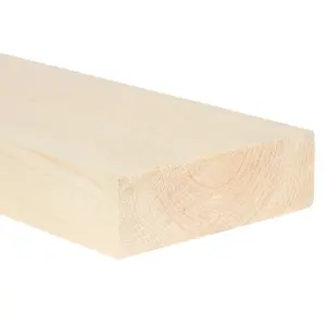 6x2 Inch Planed Timber  (L)1200mm (W)144 (H)44mm Pack of 2