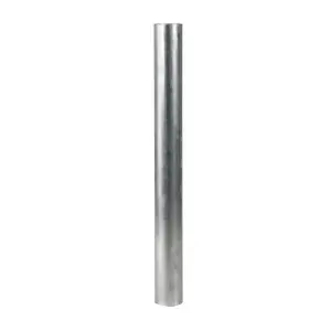 Kookaburra 60cm Silver Galvanised Steel Easy Up Shade Sail Pole Holder Fitting Garden Patio Fixing Accessory