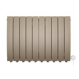 Terma 230V 1.2kW Quartz Mocha Smart Horizontal Oil-filled radiator