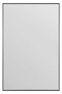 MirrorOutlet Artus - Black Aluminium Edged Wall Mirror 47" X 31" (120CM X 80CM)