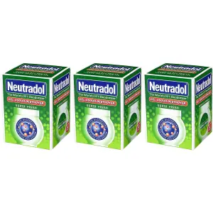 Neutradol Gel Odour Deodorizer Super Fresh Gel Square box (Green) 135g (Pack of 3)