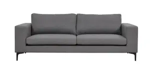 Bolero Sofa , 3,seater , Grey Fabric