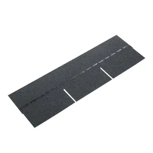 18Pcs Black Tab Asphalt Shingles Bitumen Roof Tiles Covering 2.61sqm