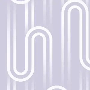 Envy Ups N Downs Lavender Geometric Smooth Wallpaper Sample