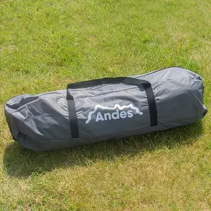 Andes 4 Person Easy Pitch Tent - GREY