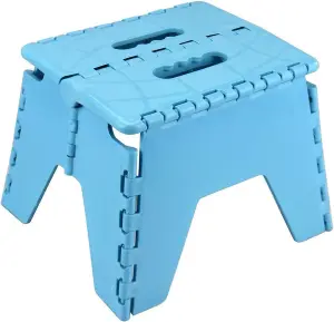 New Folding Handy Step Stool Strong 150kg Handle Storage Collapsible Multi Use