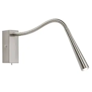 Luminosa Madison 1 Light Indoor Wall Light Brushed Chrome