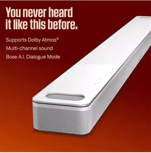 Bose Smart Ultra Soundbar With Dolby Atmos, Wi-Fi, Bluetooth & Voice Recognition And Control