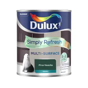 Dulux Simply Refresh Pine Needle Eggshell Multi-surface Emulsion paint, 750ml