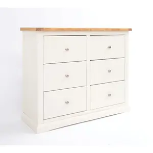 Castelli 6 Drawer Chest of Drawers Chrome Knob