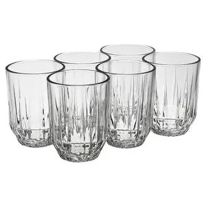 URBNLIVING 350ml Glass Drinking Tumblers Cups Whiskey Water Highball Set of 6