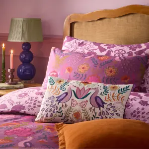 furn. Broderie Floral Reversible Duvet Set