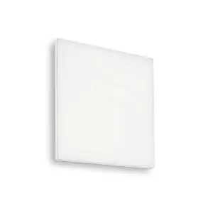 Luminosa Mib LED Outdoor Square Simple Flush White IP65, 3000K