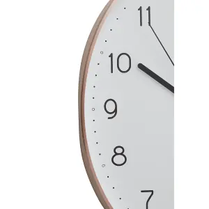 Interiors by Premier Elko Oval Wall Clock with Copper Finish