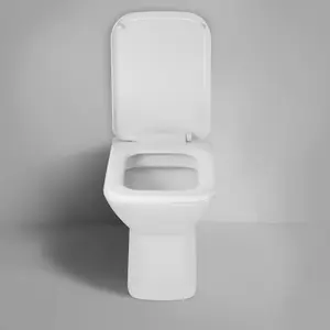 Nes Home Louis Stylish Back to Wall Rimless Toilet and Soft Close Seat White