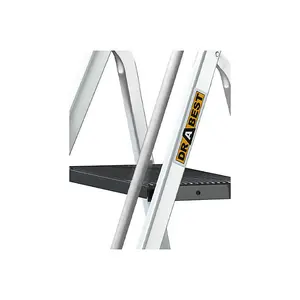 Abbey Aluminium Safety Platform Step Ladders - 7 Tread