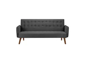 Birlea Hudson Sofa Bed In Charcoal Fabric