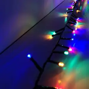 2000 LED 50m Premier Treebrights Christmas Tree Lights & TIMER In Multi Coloured