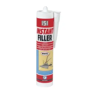 Instant Wall Filler Cartridge Dries White Crack Resistant Sandable / Gun 450G