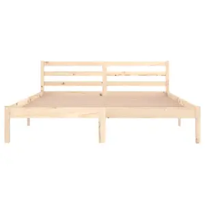 Berkfield Day Bed Solid Wood Pine 160x200 cm King Size