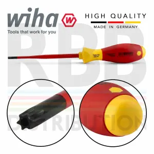 Wiha Torx Screwdriver T25H SlimFix Fit SoftFinish VDE Electrician Security 41144