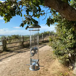 Heavy Duty Bird Seed Feeder with 4 Feeding Ports