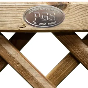 Premier Garden Supplies Elite Diamond Alderley Standard Trellis (Pack of 7) Width: 6ft x Height: 3ft Fence Panel Topper