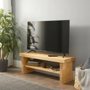 OTG Wooden TV Unit 80cm Rustic TV Stand Cabinet