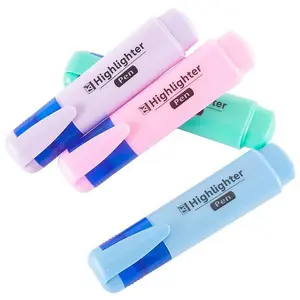 Anker Highlighter Pen (Pack of 4) Pastel (One Size)