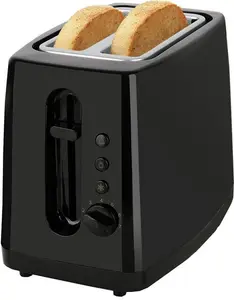 Cookworks New Basic 2 Slice Toaster - Black