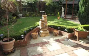 Primrose Kendal 4-Tier Cascade Water Feature with Lights 86cm