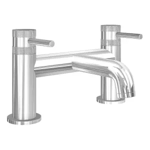 Bathroom Mono Mixer Bath Filled Deck Mounted Solid Brass - Chrome