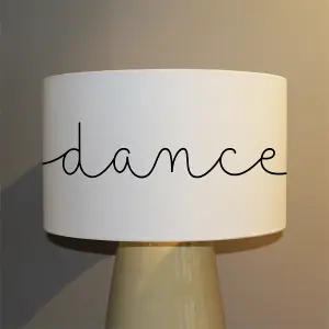 Text Dance (Ceiling & Lamp Shade) / 45cm x 26cm / Lamp Shade