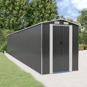 Berkfield Garden Shed Anthracite 192x1021x223 cm Galvanised Steel