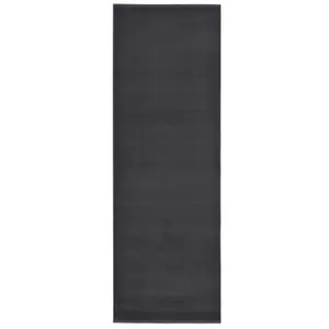 Maestro Collection Solid Design Rug in Dark Grey