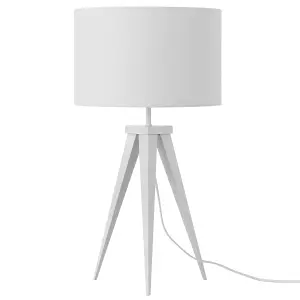 Beliani Scandinavian Table Lamp White STILETTO